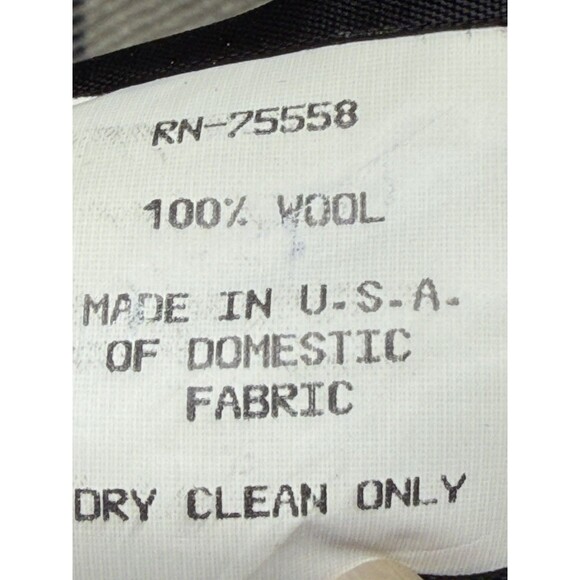 Talbots Vintage Wool Blazer Jacket Gold Pearl Button Boucle Plaid Black USA 12 - Picture 15 of 16